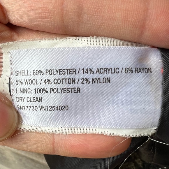 Mossimo Supply Co. aztec patterned wrap style tapered button up cozy pea coat - Picture 14 of 16